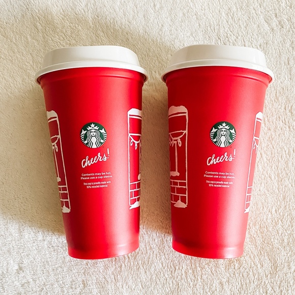 NEW Lot of 2 Starbucks Holiday Red Cup 2025 - Picture 2 of 4